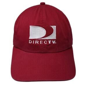 Alternative Headwear Baseball Cap Red One Size DIRECTV Logo Cotton Strapback Hat